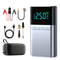 High Quality 12V 10000mAh Fast Tire Inflator for Car Motorcycle Bicycle Ball Auto Stop Cordless Intelligent Inflation Air Pump