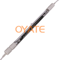 Lampe chauffante électrique infrarouge à quartz 350 mm 220 V 1000 W avec SK15 pour usage domestique et extérieur