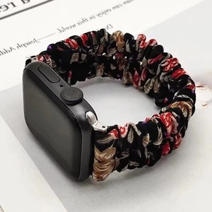 <span class=keywords><strong>Bracelet</strong></span> élastique double scrunchie pour <span class=keywords><strong>femme</strong></span>, <span class=keywords><strong>bracelet</strong></span> de montre pour <span class=keywords><strong>Apple</strong></span> <span class=keywords><strong>Watch</strong></span>, 38, 40, 41, 42, 44, 45, 49 mm, pour iWatch <span class=keywords><strong>SE</strong></span> Series 8, 7, 6, 5 - Product Image 6