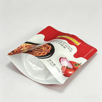 Sachet Doypack en feuille d'aluminium laminée haute barrière, résistant aux hautes températures, pour salle blanche, pour l'emballage de sauces pâtes et de plats préparés, BRC
