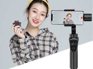 Selfie gençler moda <span class=keywords><strong>3</strong></span> eksen 4K kamera akıllı telefon Video Gimbal sabitleyici - Product Image 6