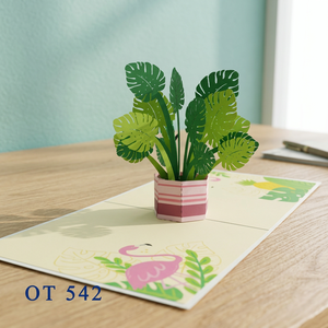 Papel Decorativo Floral Hecho a Mano, Diseño de Hojas Tropicales, Impresión Offset, Origen Hanoi, para Bodas, San Valentín, Personalizado - Product Image 1