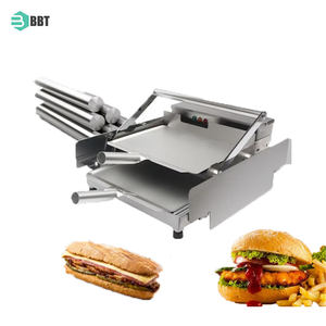 Grille-pain à hamburger en acier inoxydable à double couche, machine à cuire les pains à hamburger, grille-pain électrique pour sandwichs - Product Image 3