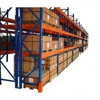 Scaffale per Magazzino a 3 Livelli Regolabile in Acciaio Laminato a Freddo con Rivestimento in Polvere Epossidica, Super Capacità di Carico e Slot per Schede