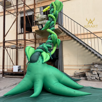 Grande tige de haricot gonflable géante personnalisée, grande plante grimpante gonflable pour la décoration de parcs à thème et d'événements