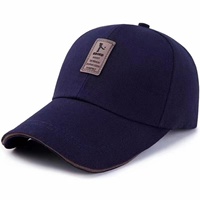 Gorra de Béisbol de Lona para Hombre, Nueva Colección Primavera-Otoño, con Visera Grande, Estilo Casual, para Uso en las Cuatro Estaciones