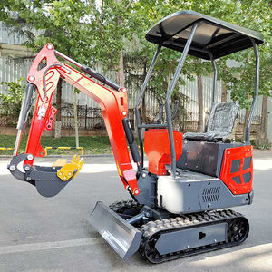 送料無料EPAショベル1.3T KOOPエンジンクローラーディガーファームミニバガーミニショベル親指歯バケット付き - Product Image 2