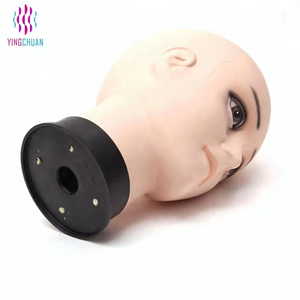 Tête de <span class=keywords><strong>mannequin</strong></span> d'entraînement pour coiffure en PVC à prix abordable - Product Image 3