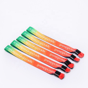 Pulsera de Poliéster Tejido Impermeable con Cierre Ajustable y Tecnología <span class=keywords><strong>RFID</strong></span> NFC Personalizada para Hoteles, Conciertos y Eventos - Product Image 2