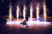 Machine à effets spéciaux pour mariage : Mini feux d'artifice électroniques, jet électronique pour ambiance scénique, télécommande