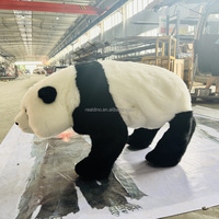 Neu eingetroffen: Realistischer ferngesteuerter animatronischer Panda-Roboterhund zum Gehen