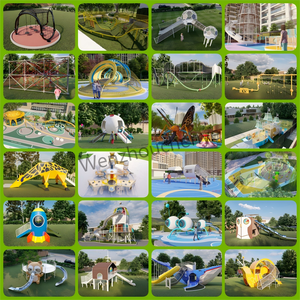 Equipo de Juegos Infantiles Personalizable para Exteriores, Multifuncional, <span class=keywords><strong>con</strong></span> Columpios, Estructura para Escalar y Barras de Mono para Parques de Diversiones - Product Image 3
