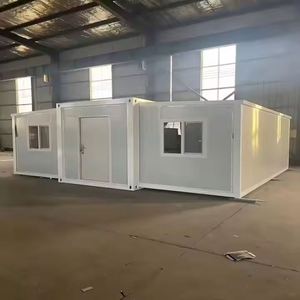 Maisons préfabriquées à double aile extensibles et pliables, maisons préfabriquées faciles à assembler - Product Image 1