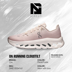 รองเท้าเดินสำหรับผู้หญิง ON Wmns Cloudtilt 'Pearl Fade' สีชมพูอ่อน ผ้าตาข่าย แบบผูกเชือก พื้นรองเท้าแบบหนานุ่ม ใส่ได้ทุกฤดู - Product Image 6