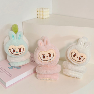 Kışlık Peluş Kulaklıklar Sevimli Canavar Sıcak Peluş Kulak Koruyucu Dolgulu Hayvan Oyuncakları (Bebekler için) Çok Satan Karikatür - Product Image 2