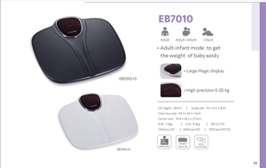 Balance pour bébé adulte 180kg 400lb 28st super grand affichage balance de salle de bain numérique haute sécurité balance de pesée corporelle personnelle - Product Image 2