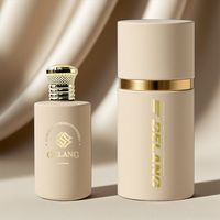 Vente Flash Bouteilles De Parfum De Luxe 100ML Mat Vert Foncé Parfum Bouteille En Verre Bouteille De Parfum Ronde Avec Logo