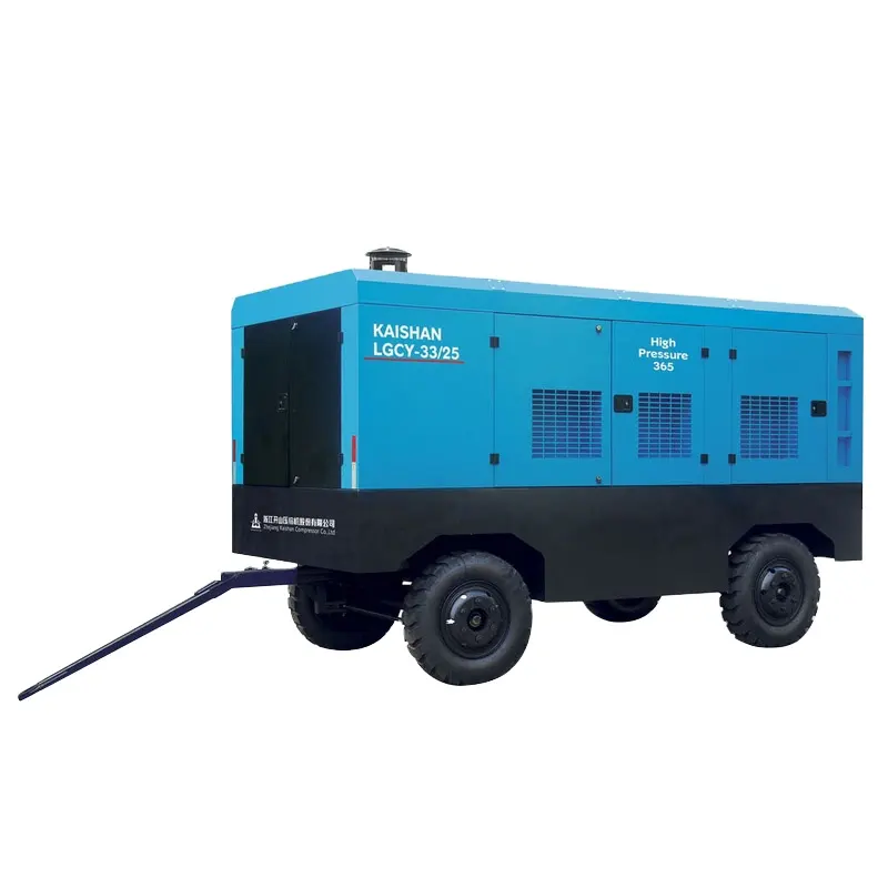 Copco Xas 185 Cfm Draagbare Diesel Schroef Compressor Voor Bouw Werk