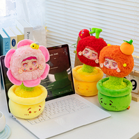 Boneka Plush Vinyl Seri Farm, Mainan Boneka Tanaman Isi Dakron, Boneka Plush Blind Box Custom, Promo Hot Sale