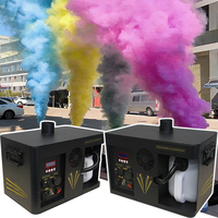 Machine à fumée verticale colorée 3400W, réservoir de 6L de liquide de fumée colorée pour révélation du sexe, fête, baby shower, scène