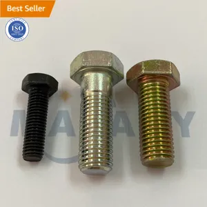 MALAXY Zinc Plated 1/4 .1/2 Hotdip Zinc Din 931 Class 10.9 Stock Bolt Stock Hex Bolt