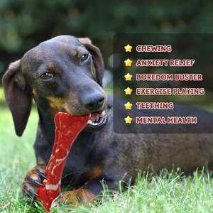 Juguetes masticables para perros de goma interactivos ultra duraderos para masticadores agresivos - Product Image 4