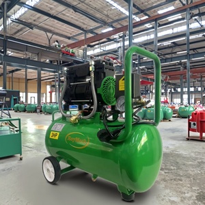 New Green Premium Factory Wholesale Price 3HP 30L Oil Free Silent Piston Air Cooled Pump Portable <b>Industrial</b> <b>Compressor</b> Oil-free - Product Image 5