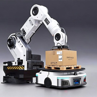 Robot Móvil Autónomo (AMR) Láser AGV de 2000 kg de Capacidad de Carga Pesada para Almacenes, Robot AMR de Elevación y Transporte de Materiales