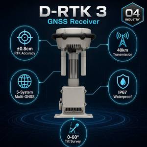 โมดูลรับสัญญาณ GNSS RTK สำหรับโดรน ชุดเสาอากาศระบุตำแหน่ง UAV อุปกรณ์เสริมสำหรับการสำรวจและทำแผนที่ - Product Image 3