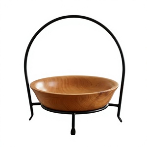 Frutero de Madera Hecho a Mano con Soporte, Cesta de Frutas de Madera para Cocina, Mesa de Comedor, Decoración del Hogar, Organización de Cocina, Comedor - Product Image 5