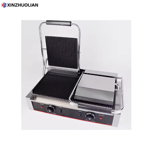 เตาปิ้งย่างสเตนเลสสตีลเชิงพาณิชย์ 2-in-1 แบบกดสองด้าน สำหรับโรงแรม/ร้านอาหาร ประหยัดพลังงาน 220V - Product Image 4