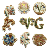 Patchs brodés floraux en gros, appliques botaniques personnalisées thermocollantes ou à coudre pour vêtements, jeans, casquettes, sacs à dos