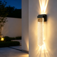 Projecteur mural LED moderne et créatif pour extérieur, étanche IP65, idéal pour villa et jardin