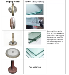 Máquina <span class=keywords><strong>Pulpo</strong></span> Manual de Fábrica para Pulido y Biselado de Vidrio Esmerilado y Espejo Redondo - Product Image 6