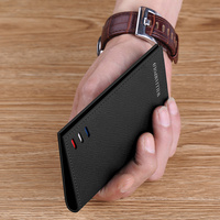 Dompet Mini Slim Portabel Pria WilliamPolo, Tempat Kartu Modis, Aksesori Bisnis