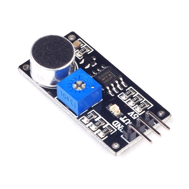 Acoustic Sound Detection Sensor Module LM393 Voice Sensor Tester Detection Detector for Smart Car Intelligent Vehicle