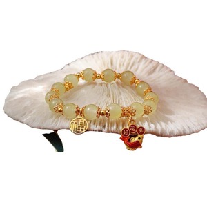 Chinese Style Koi Fish <b>Bracelet</b> Red Agate <b>Beads</b> Gold Fortune <b>Charm</b> Women's Jewelry Gift - Product Image 5
