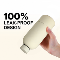 Bouteille d'eau isotherme en acier inoxydable de 500 ml avec compartiment de rangement – Garde au chaud 12h, au froid 24h