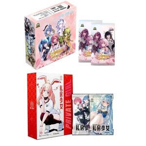 การ์ดสะสมเทพธิดา อนิเมะสาวเซ็กซี่ ไวฟู บูสเตอร์บ็อกซ์ ดูจิน การ์ดเกม TCG สุดแซ่บ พร้อมการ์ดโลหะ SSR โฮโลหายาก - Product Image 1