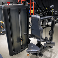 Máquina de entrenamiento de tríceps con pin, máquina de dips sentado, máquina de entrenamiento de fuerza para tríceps para uso en gimnasio