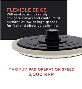 7 "Móc & vòng kẹp gắn kết phổ đánh bóng đệm ủng hộ tấm pad, 5/8" - 11 Chủ Đề-quay đánh bóng sao lưu Pad - Product Image 4