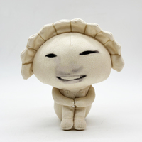 Peluche Mignonne et Mélancolique en Forme de Boulette, Poupée Rembourrée à l'Expression Faciale Amusante, Oreiller Populaire Inspiré des Mèmes d'Internet pour Cadeaux et Décoration