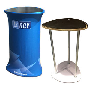 บูธพกพา โต๊ะพับด้านหน้าทำจากอลูมิเนียมอัลลอยด์ สำหรับการให้คำปรึกษา ต้อนรับ งานแสดงสินค้า และโปรโมชั่น - Product Image 3