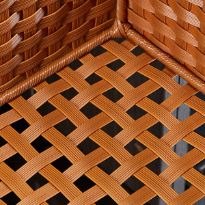 Rattan Clothing Basket 600mm 800mm 900mm Rectangle <b>Drawer</b> <b>Storage</b> Organizer Durable Home Use - Product Image 2