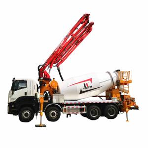 Pompe à béton pour camion très fiable 30-4Z 8m³ 30m Max. Camion malaxeur à béton vertical avec pompe et pièces détachées à vendre - Product Image 1