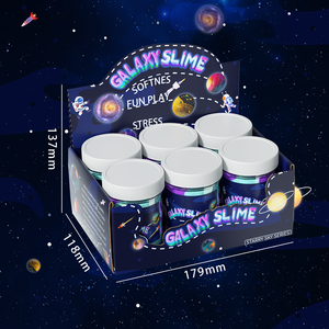 ดินน้ำมันอีโค่ฟรีนด์ลี่ กาแลกติก สตาร์รี่ สไลม์ จาก Putty Factory เนื้อนุ่มพิเศษ ไม่เหนียวเหนอะหนะ แห้งเร็ว ดินคริสตัลหลากสี ของเล่นสไลม์สำหรับเด็ก - Product Image 6