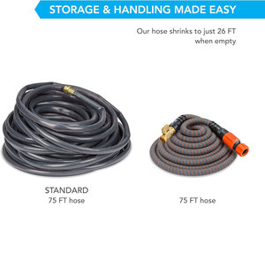 Mangueras de Jardín de Alta Presión de TPE/Doble Látex con Diseño Ligero y Expandible de 3/4'' de Diámetro para Lavado de Autos y Riego de Jardines - Product Image 4