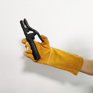 Guantes de soldadura Tig de cuero de seguridad para las manos Guantes Tig a prueba de fuego de alta calidad hechos en Pakistán personalizados - Product Image 6