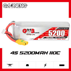 Batteria LiPo GNB GAONENG 5200mAh 4S 14.8V 110C Continuo 220C Istantaneo con Connettore XT90 Anti Scintilla per Auto <span class=keywords><strong>RC</strong></span>, Aeroplani FPV - Product Image 4