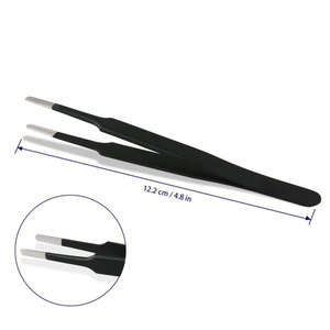 Hot Selling Reusable Eyelash Tweezers In High Quality Stainless Steel Material Custom Made Lightweight Eyelash Extension Tweezer - Product Image 3
